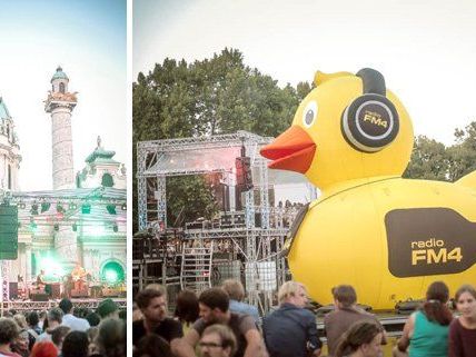 Sommerliche Stimmung am Freitag am Popfest. Sommerliche Stimmung am Freitag am Popfest.