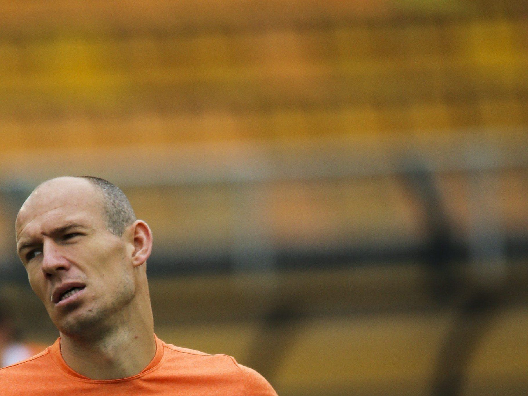 Robben-Frust über Halbfinal-Aus. Robben-Frust über Halbfinal-Aus.