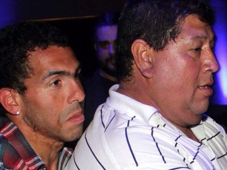 Carlos Tevez mit seinem Vater Segundo Tevez Carlos Tevez mit seinem Vater Segundo Tevez