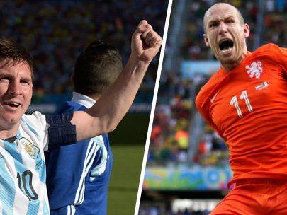 Heute greifen Lionel Messi und Arjen Robben ins WM-Geschehen ein.