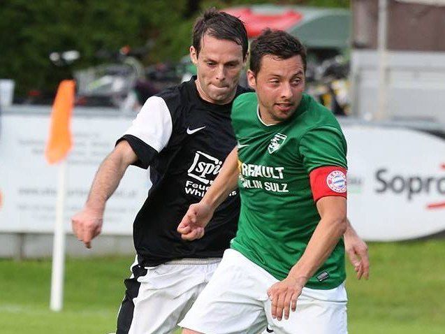 Sulz mit Patrick Egle gewann gegen Landesligaklub Schlins mit Jungehemann Mike Zech. Sulz mit Patrick Egle gewann gegen Landesligaklub Schlins mit Jungehemann Mike Zech.