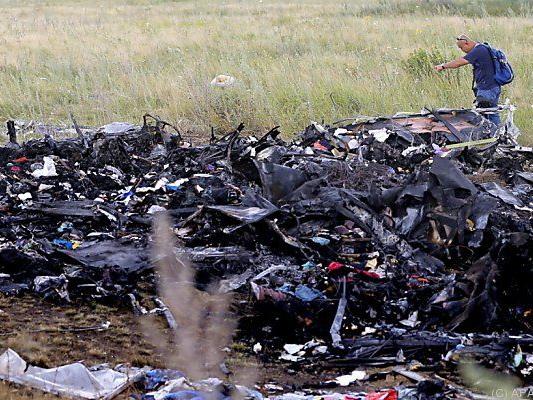 Absturz nahe der Stelle des MH17-Unglücks