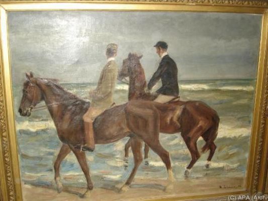 "Zwei Reiter am Strand" von Max Liebermann "Zwei Reiter am Strand" von Max Liebermann