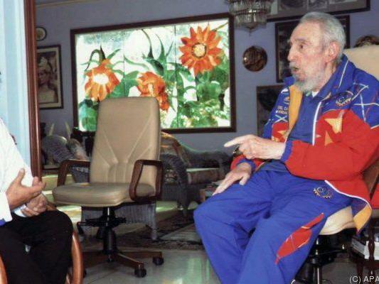 Maduro besuchte Castro in dessen Haus