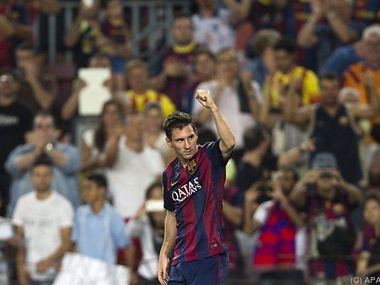 Lionel Messi schon wieder in Torlaune
