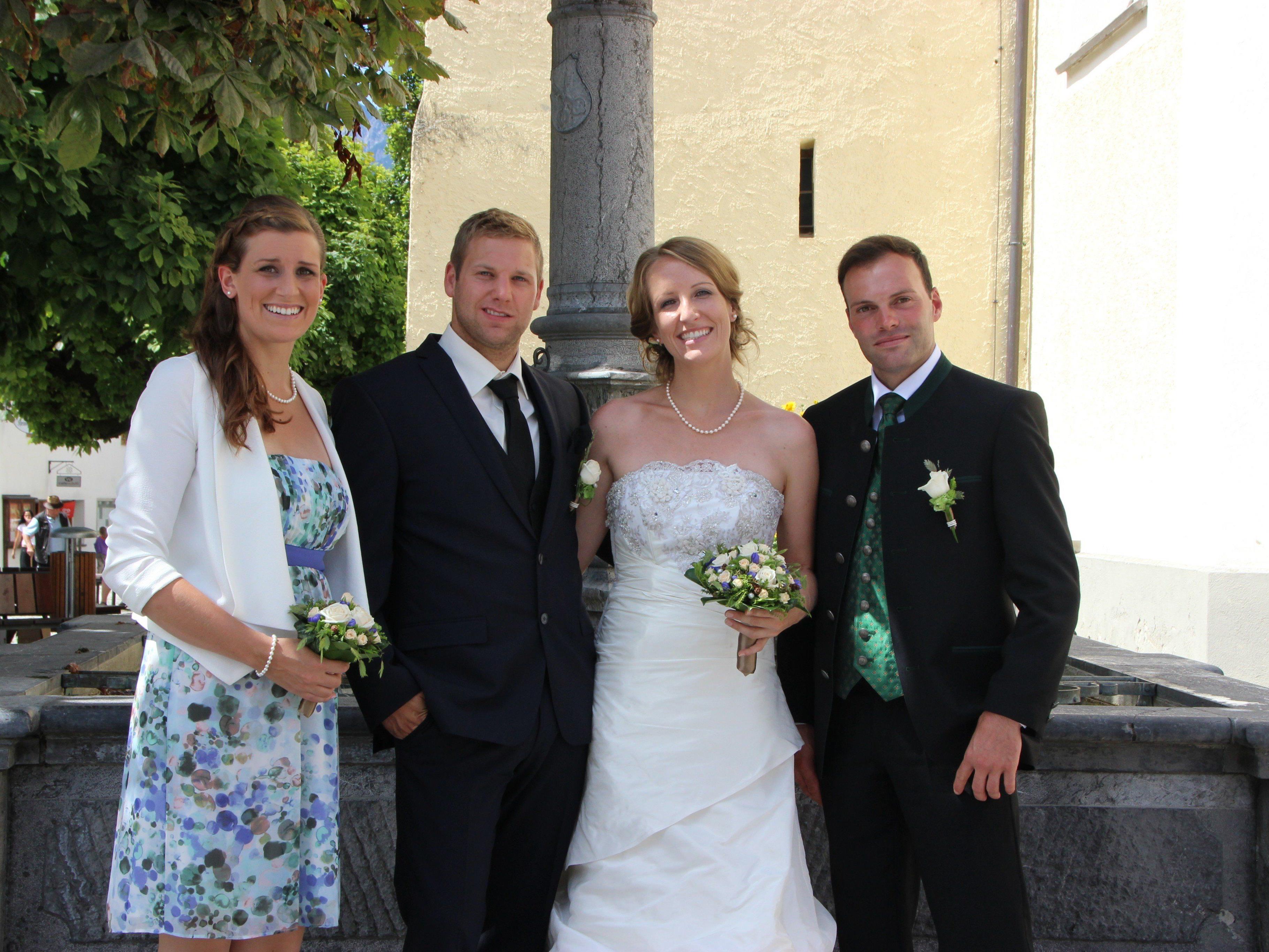 Bettina Ganahl und Patrick Büsch feierten am 8.August ihre Hochzeit.