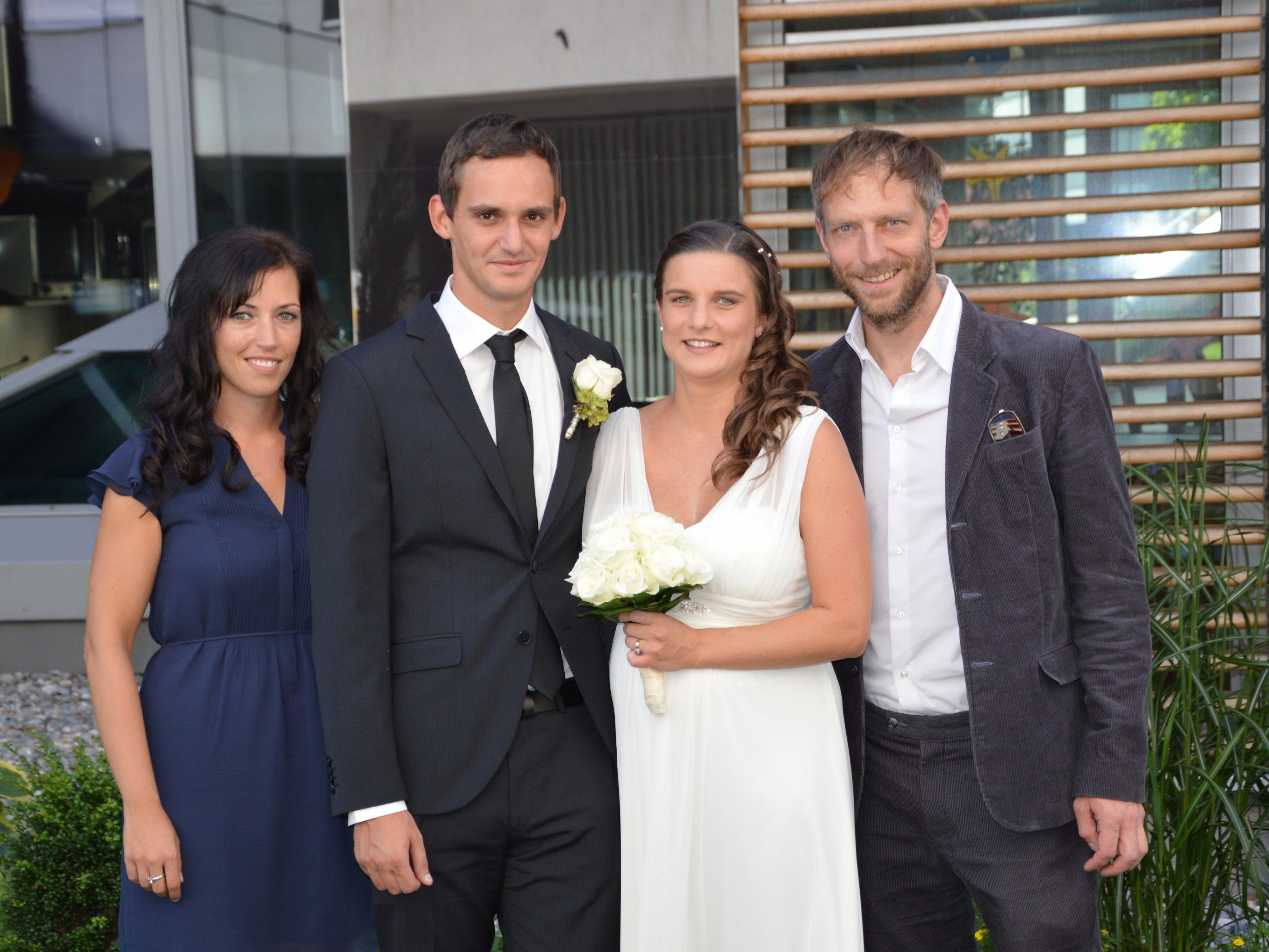 Sandra Eberle und Gregor Mayr haben geheiratet