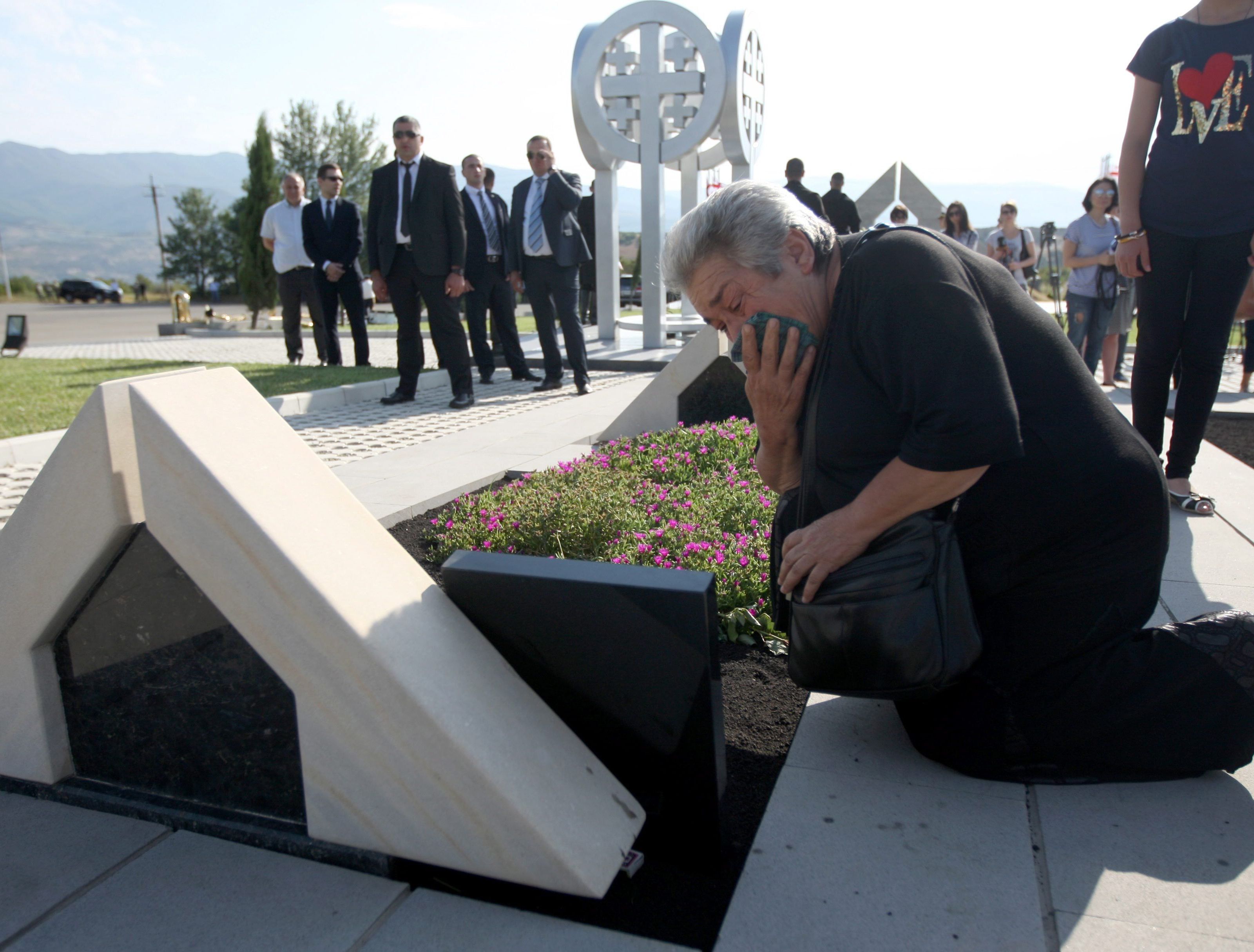 Georgien am 8. August 2014: Gedenken an Opfer des Kaukasuskrieges vor sechs Jahren. Georgien am 8. August 2014: Gedenken an Opfer des Kaukasuskrieges vor sechs Jahren.