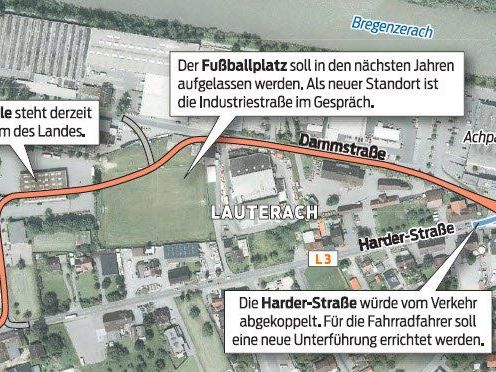 Neben dieser variante werden in Lauterach derzeit noch zwei weitere geprüft. Neben dieser variante werden in Lauterach derzeit noch zwei weitere geprüft.