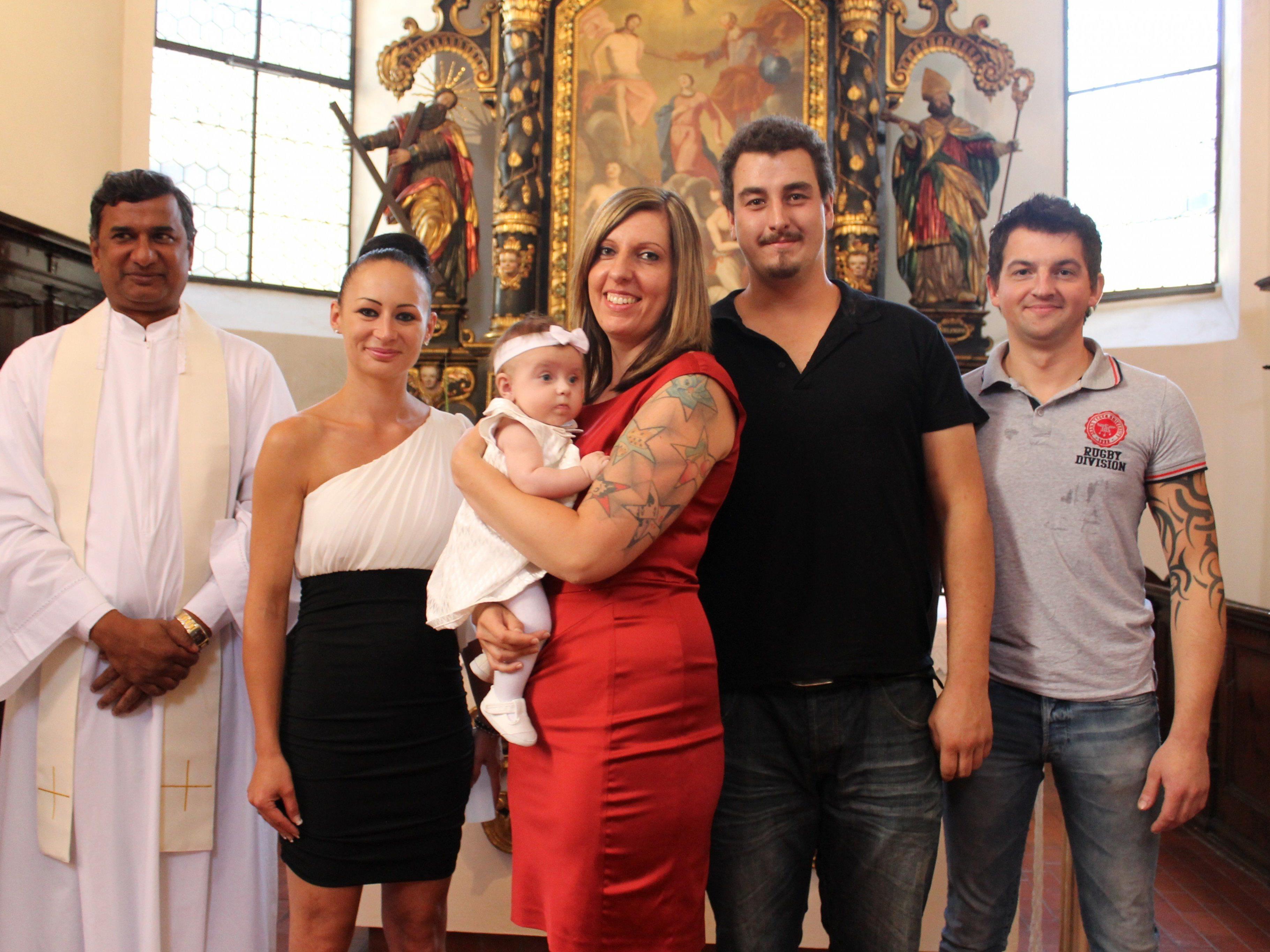 Cataleya Nessler wurde in der Dreifaltigkeitskirche getauft