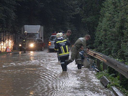 Unwetter-Einsatz in der Gemeinde Wienerwald Unwetter-Einsatz in der Gemeinde Wienerwald