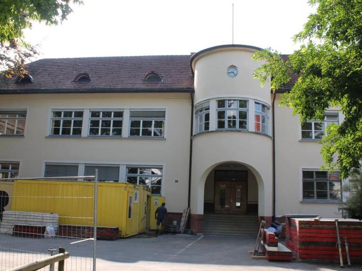 Bau Volksschule Dorf in Lauterach