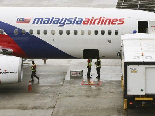 Es gibt kaum Gäste auf Flügen der Malaysia Airlines.