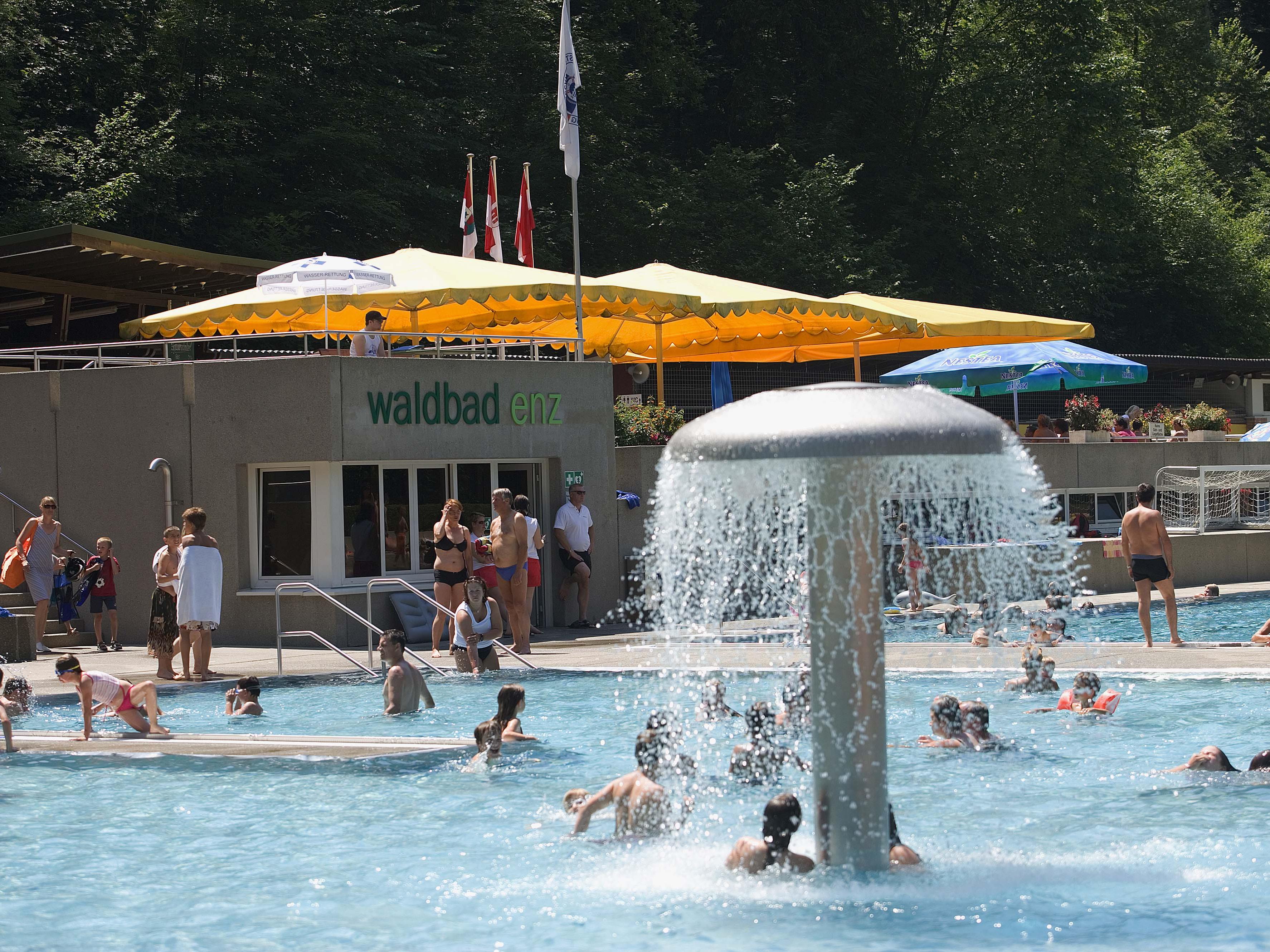 Das Waldbad Enz beendet mit heutigem Tag die Schwimmbad-Saison 2014.