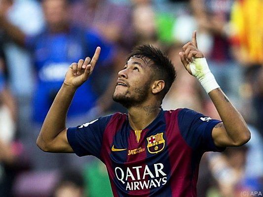 Dreifacher Torschütze Neymar Dreifacher Torschütze Neymar