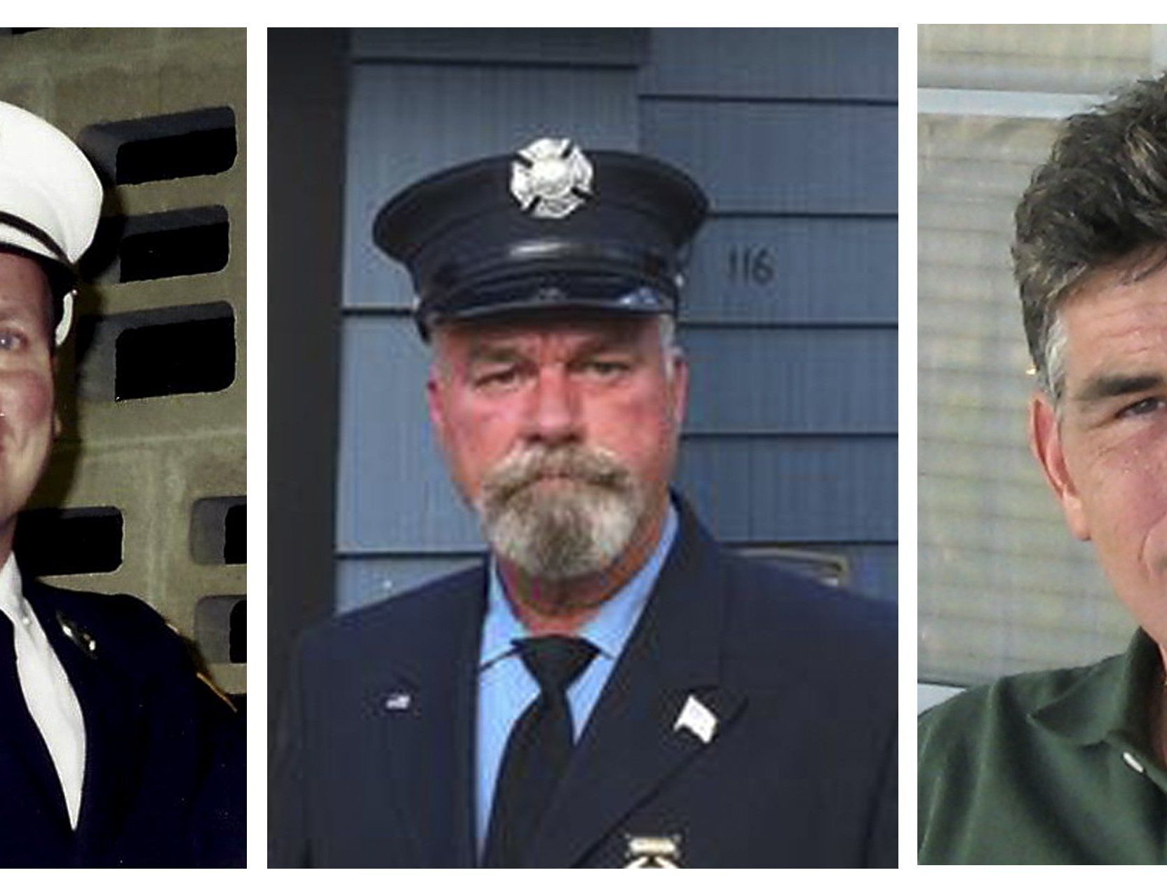Howard Bischoff, Daniel Heglund und Robert Leaver (v.l.) starben alle am selben Tag innerhalb weniger Stunden. Howard Bischoff, Daniel Heglund und Robert Leaver (v.l.) starben alle am selben Tag innerhalb weniger Stunden.