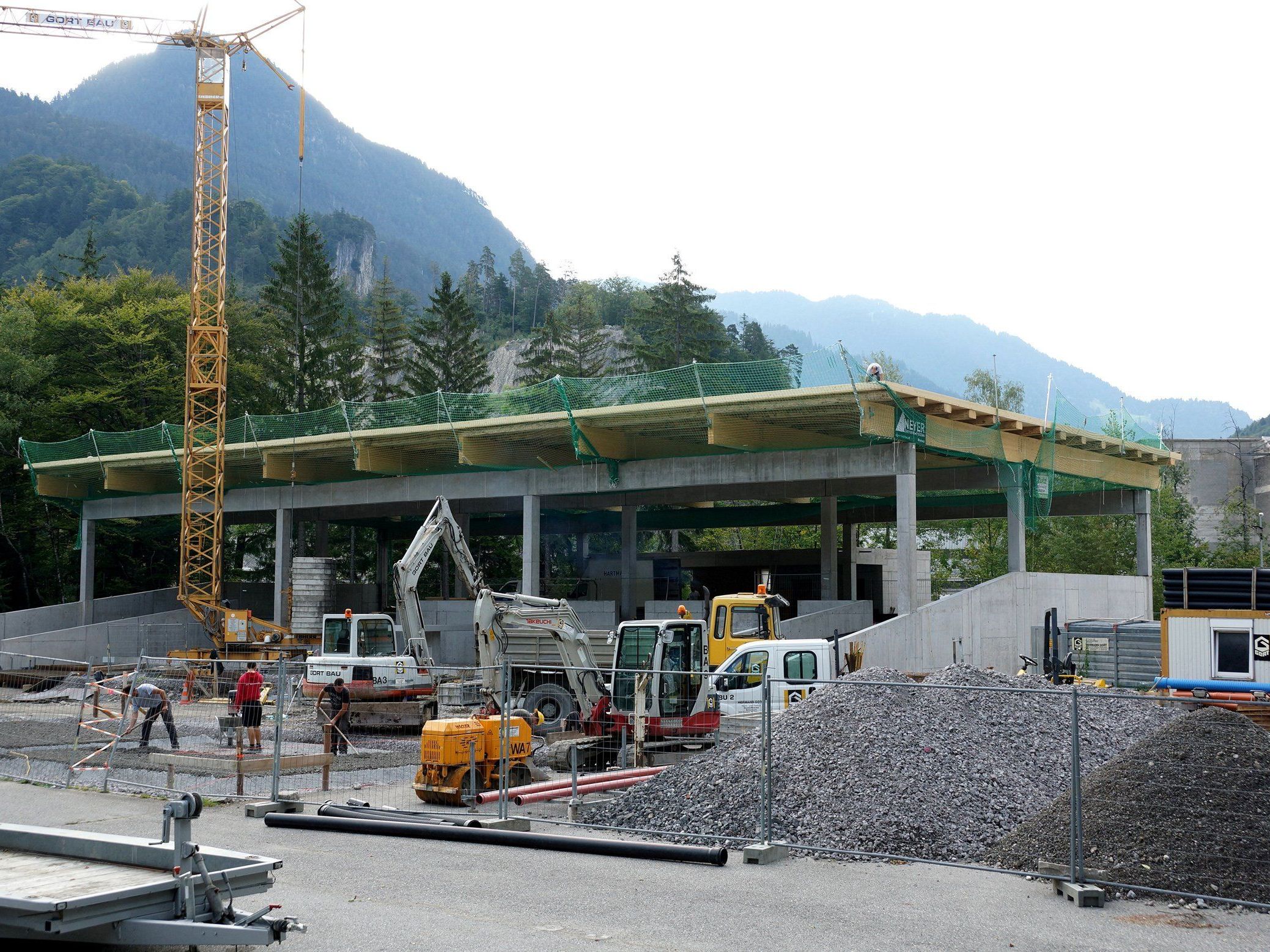 Neues Altstoffsammelzentrum nimmt Form an. Neues Altstoffsammelzentrum nimmt Form an.