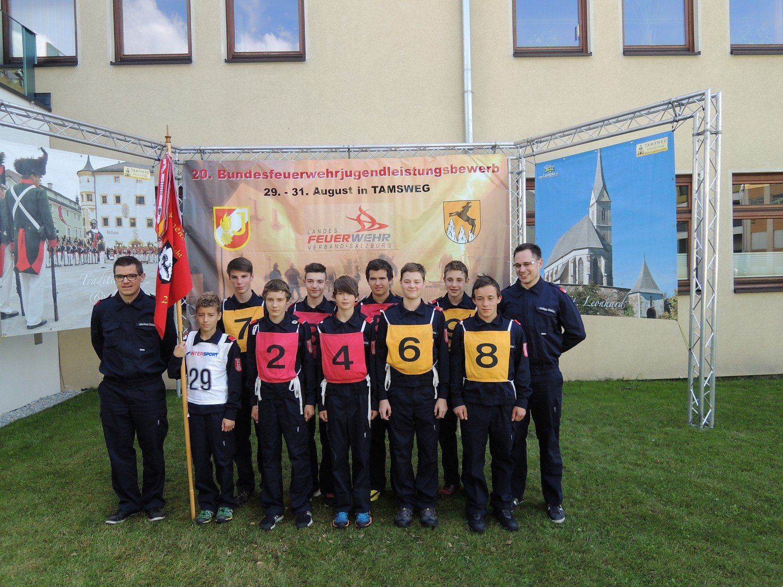 Feuerwehrjugend Bings-Stallehr zeigte in Salzburg ihr Können Feuerwehrjugend Bings-Stallehr zeigte in Salzburg ihr Können