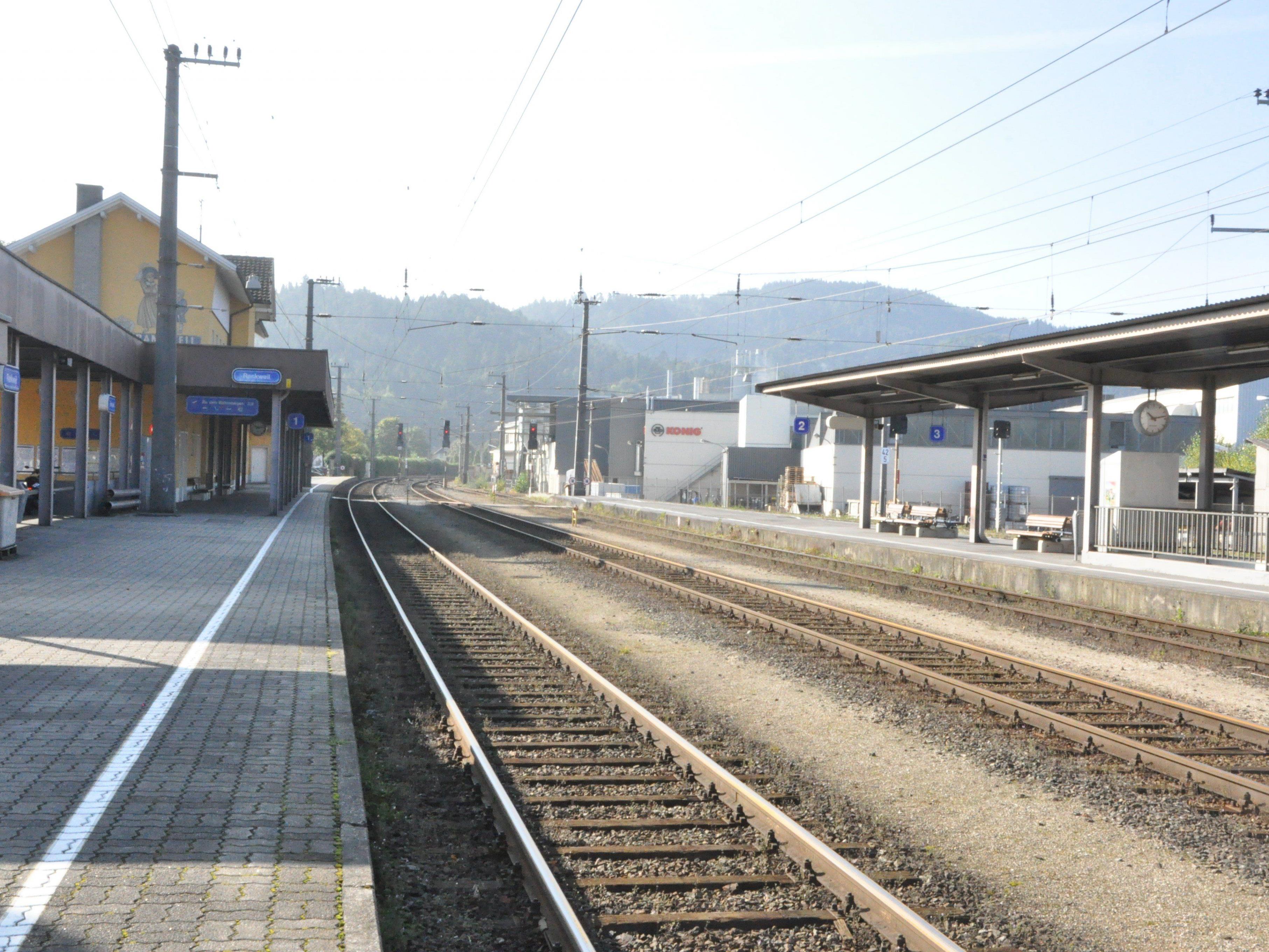 Ab November beginnen die Arbeiten beim Rankweiler Bahnhof.