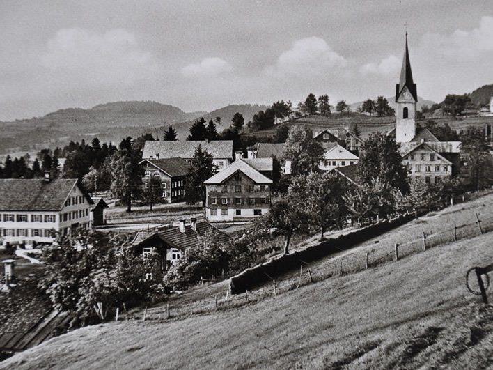 Historische Dorfansicht von Riefensberg