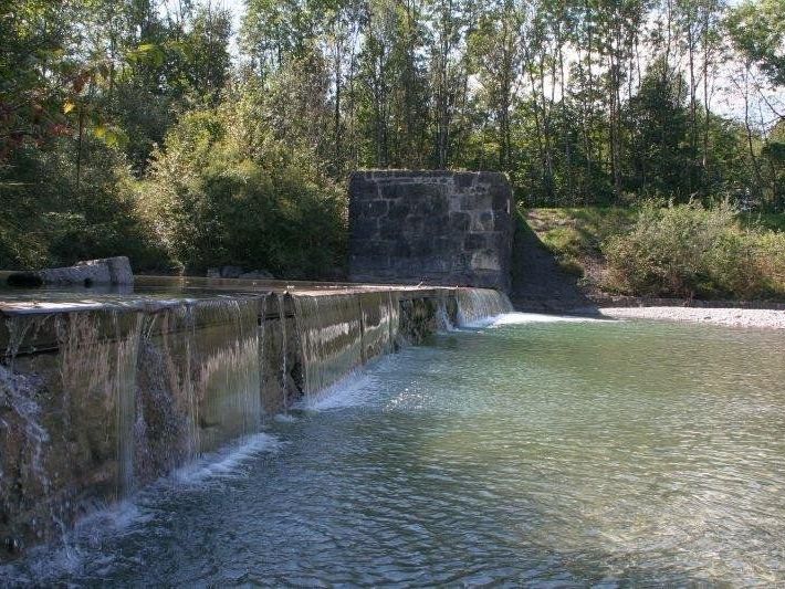 Ein Wasserfall in der Frutz