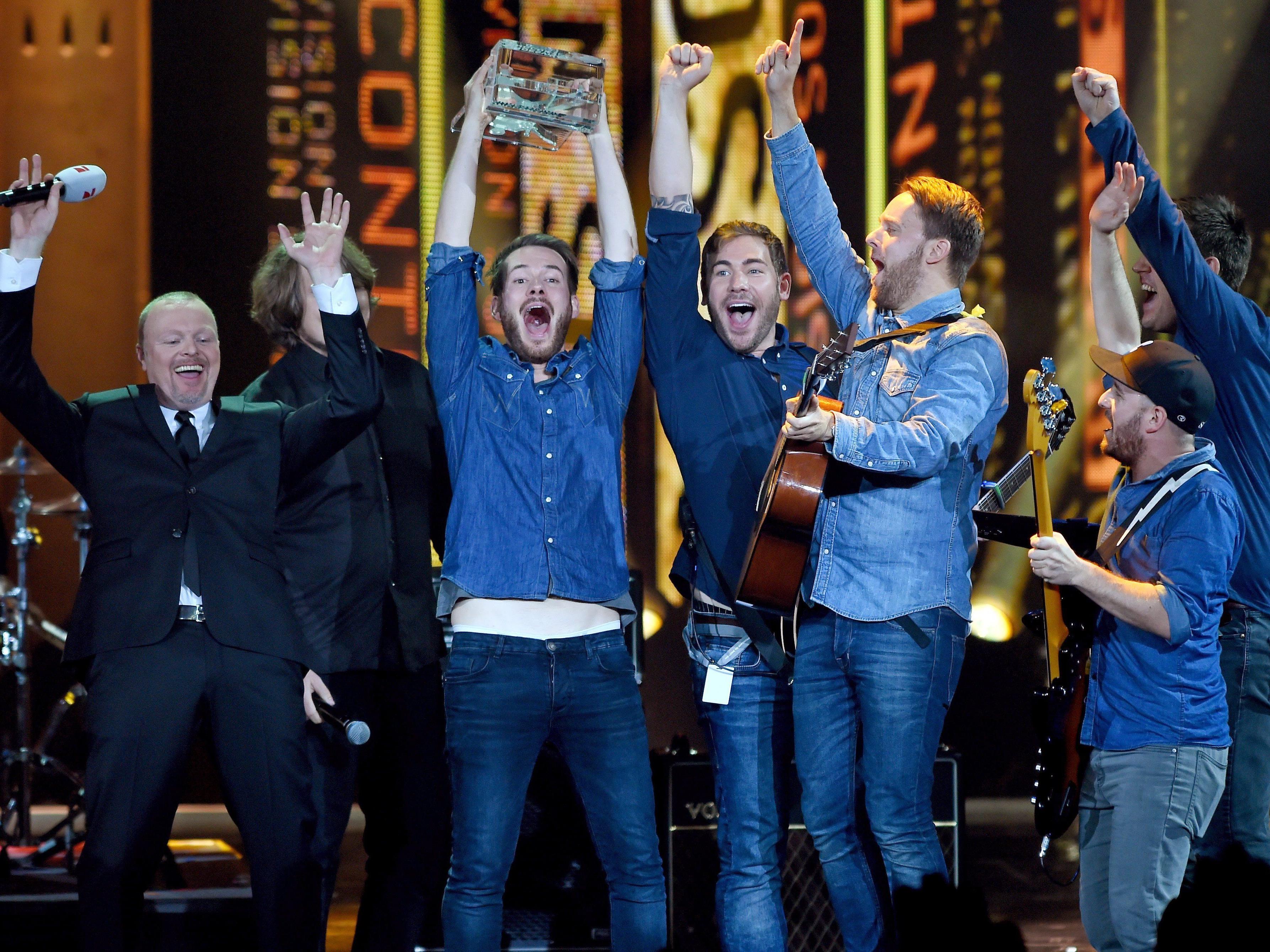 Revolverheld sind die Gewinner des "Bundesvision Song Contest". Revolverheld sind die Gewinner des "Bundesvision Song Contest".