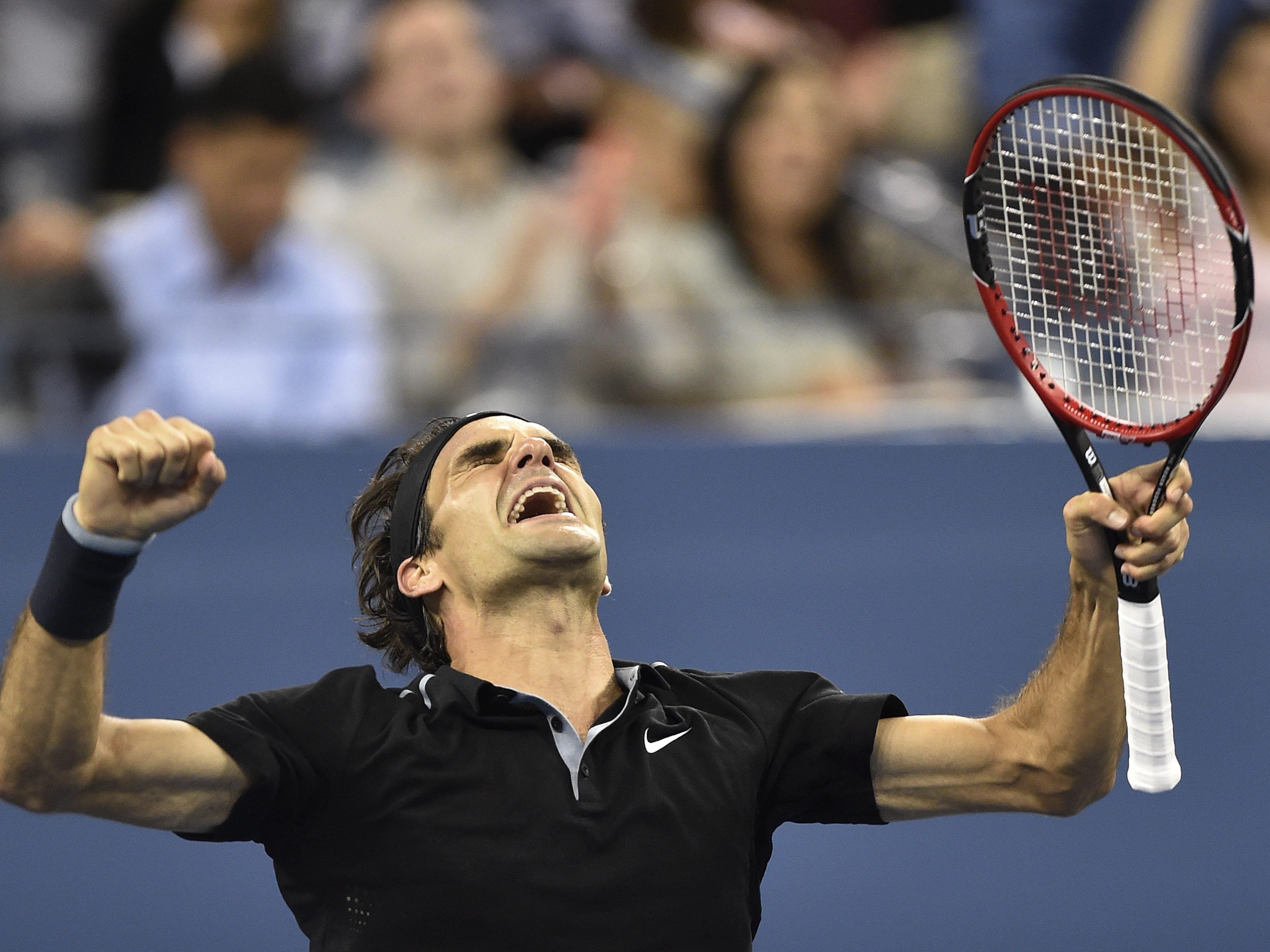 Roger Federer steht in diesem Jahr bereits zum neunten Mal in einem Halbfinale der US-Open.