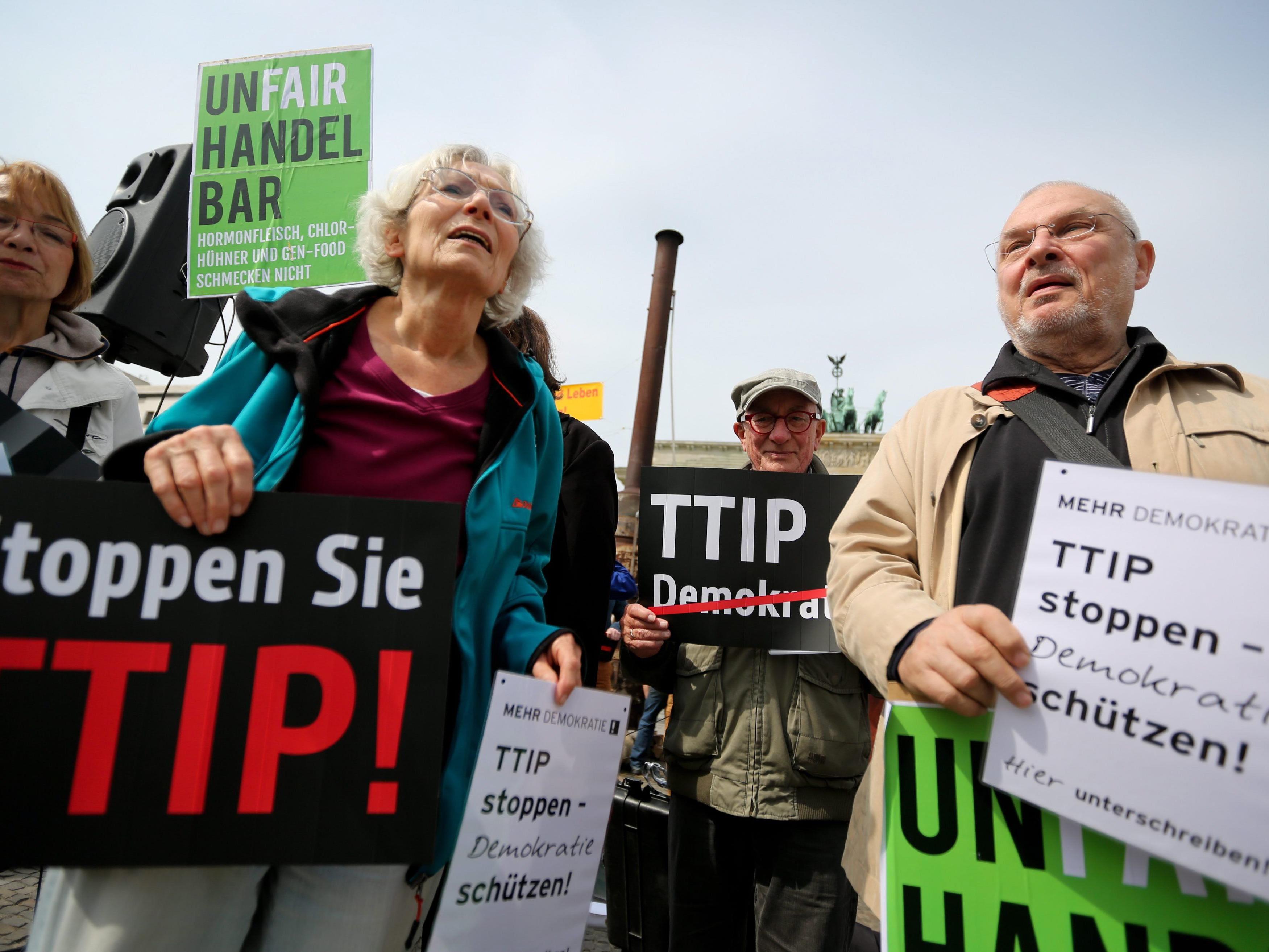 Proteste gegen TTIP werden immer lauter.