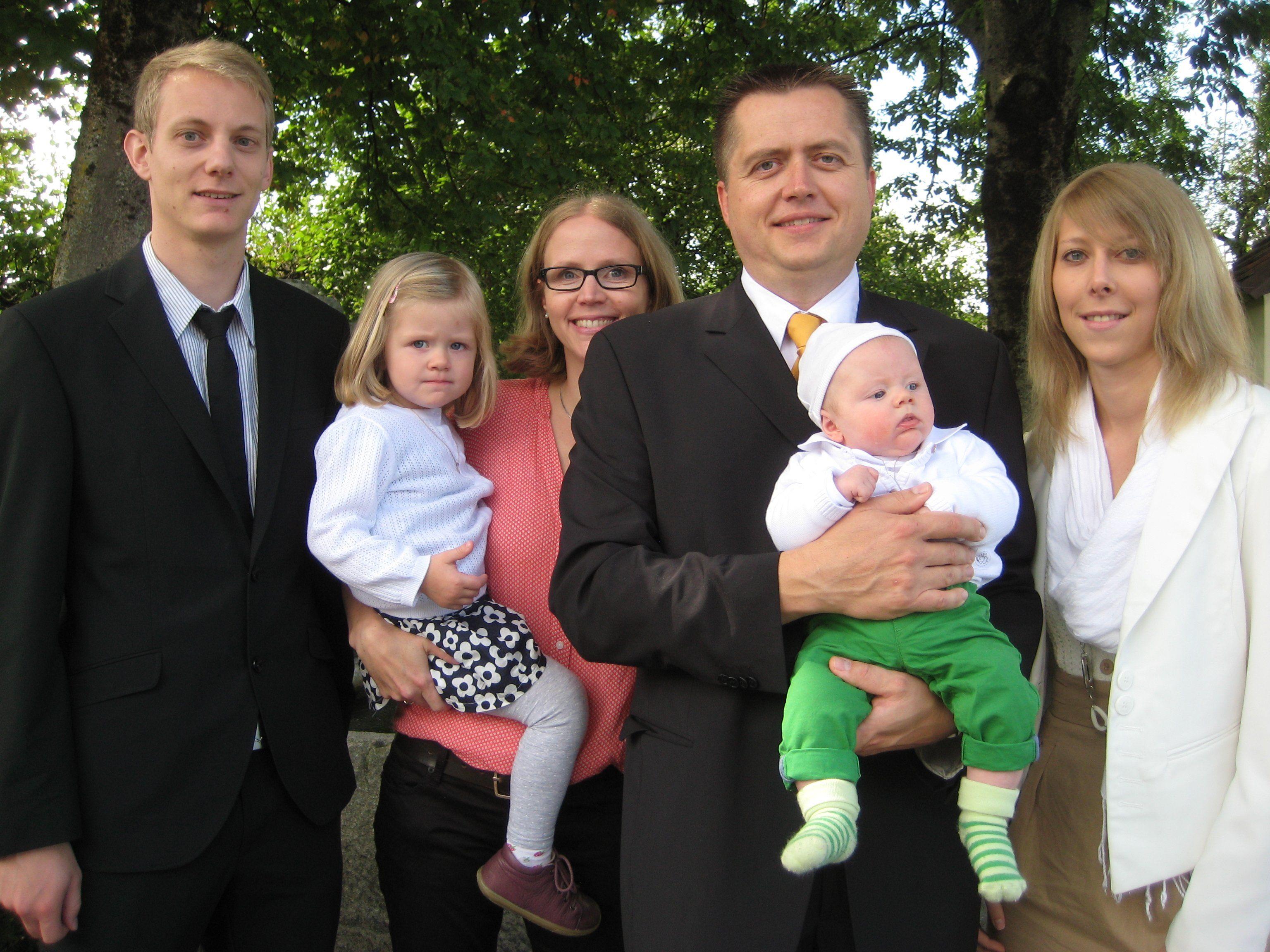 Getauft wurde Julius Karl Holzer am 24. August 2014 in der Lorettokapelle.