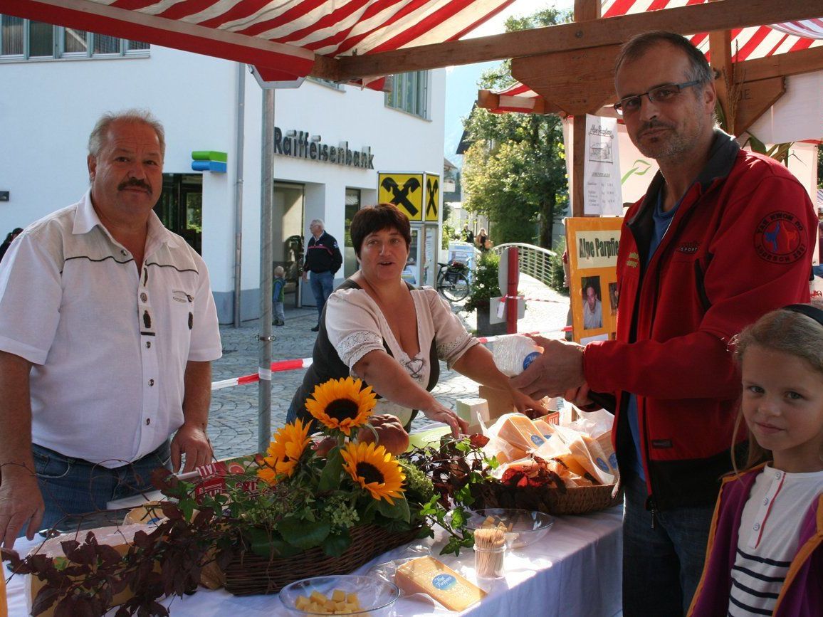 Käsemarkt am 20. September in Nenzing. Käsemarkt am 20. September in Nenzing.