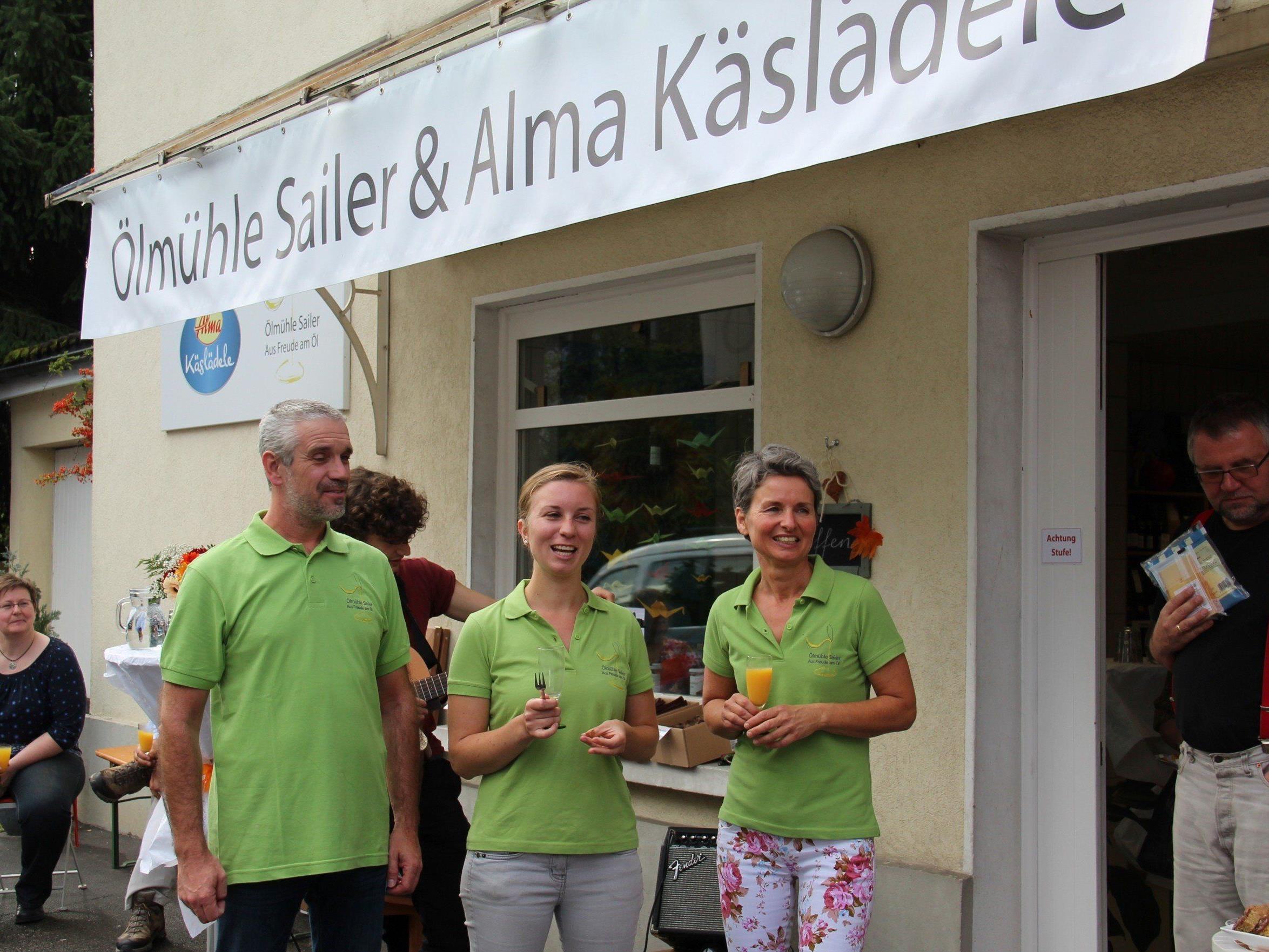Barbara und Christian Sailer feierten mit ihrem Team und zahlreichen Gästen in der „Ölmühle Sailer“ den 1. Geburtstag.