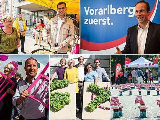 Am Samstag suchten noch einmal alle Parteien Kontakt zu ihren Wählern.