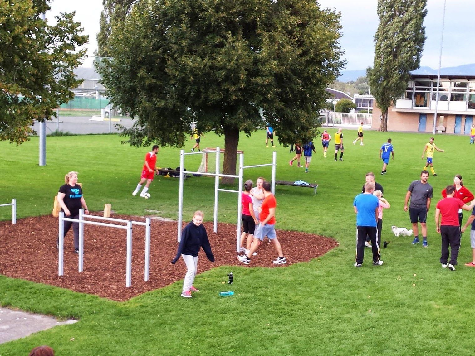 Die neue „Train Station" bei der Sportanlage Müß in Fußach wird am Freitag eröffnet.