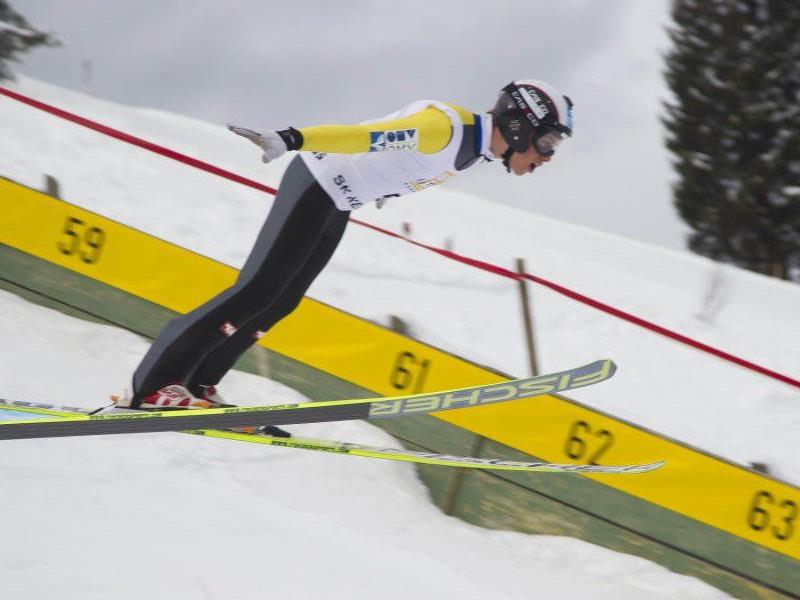Der Dornbirner Felix Greber gewinnt beim Alpencup