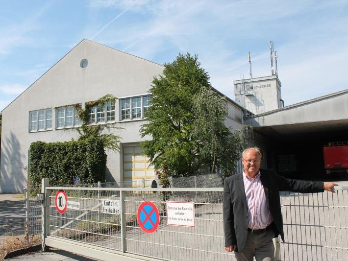 Die „Säge“ auf dem ehemaligen Schertler-Areal wird vorübergehend als Veranstaltungs-Location genützt werden Die „Säge“ auf dem ehemaligen Schertler-Areal wird vorübergehend als Veranstaltungs-Location genützt werden