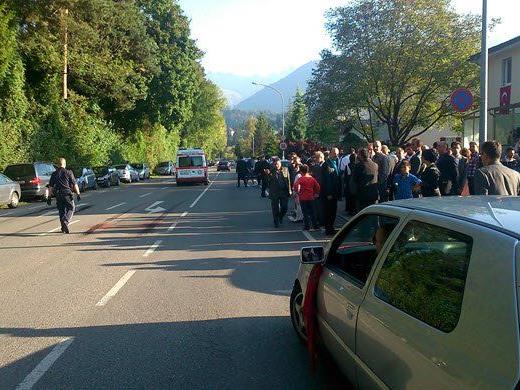 Eine Hochzeitsfeier in Feldkirch mündete in einer handfesten Auseinandersetzung mit der Polizei.