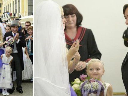 Lugner und "Spatzi" haben sich getraut. Lugner und "Spatzi" haben sich getraut.