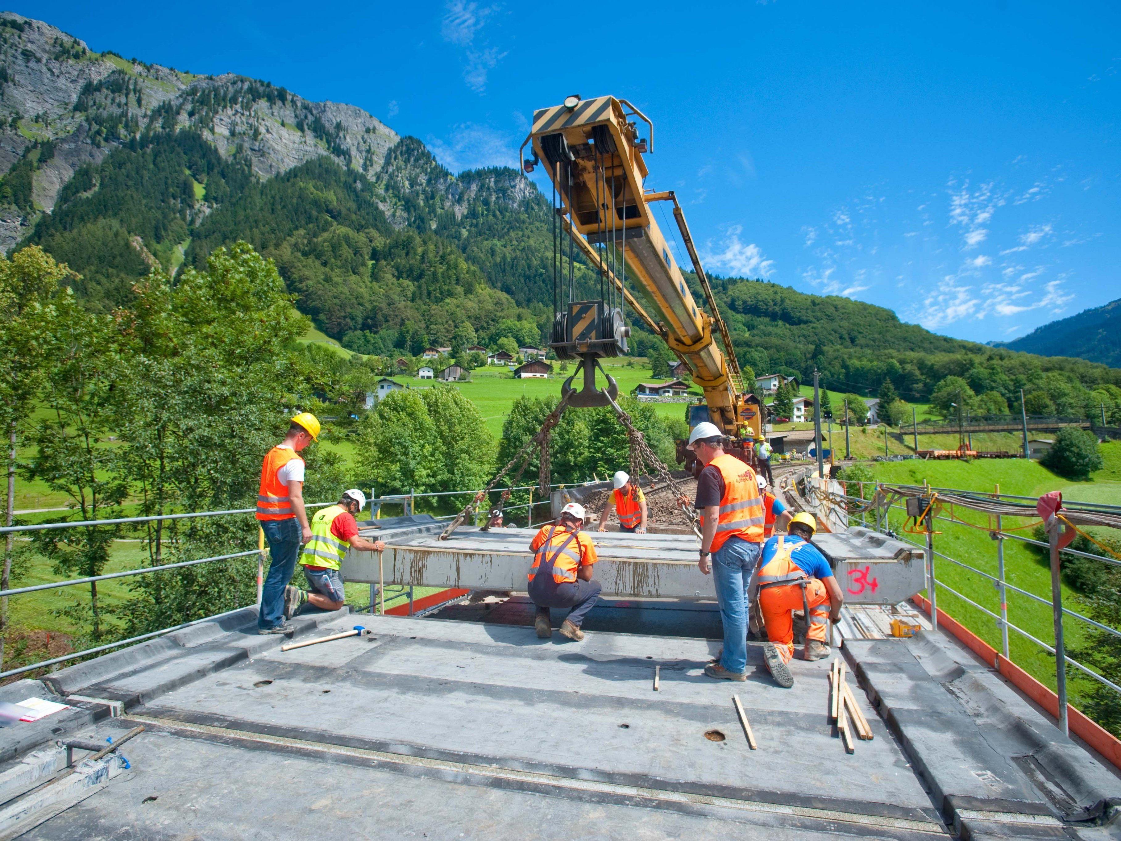 Am Sonntag starten die intensiven Bauarbeiten entlang der Arlbergbahnstrecke