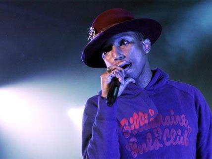 Zwar ganz der Entertainer, aber nicht ganz reibungslos: Pharrell Williams live.