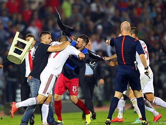 Handgreiflichkeiten in Belgrad Handgreiflichkeiten in Belgrad