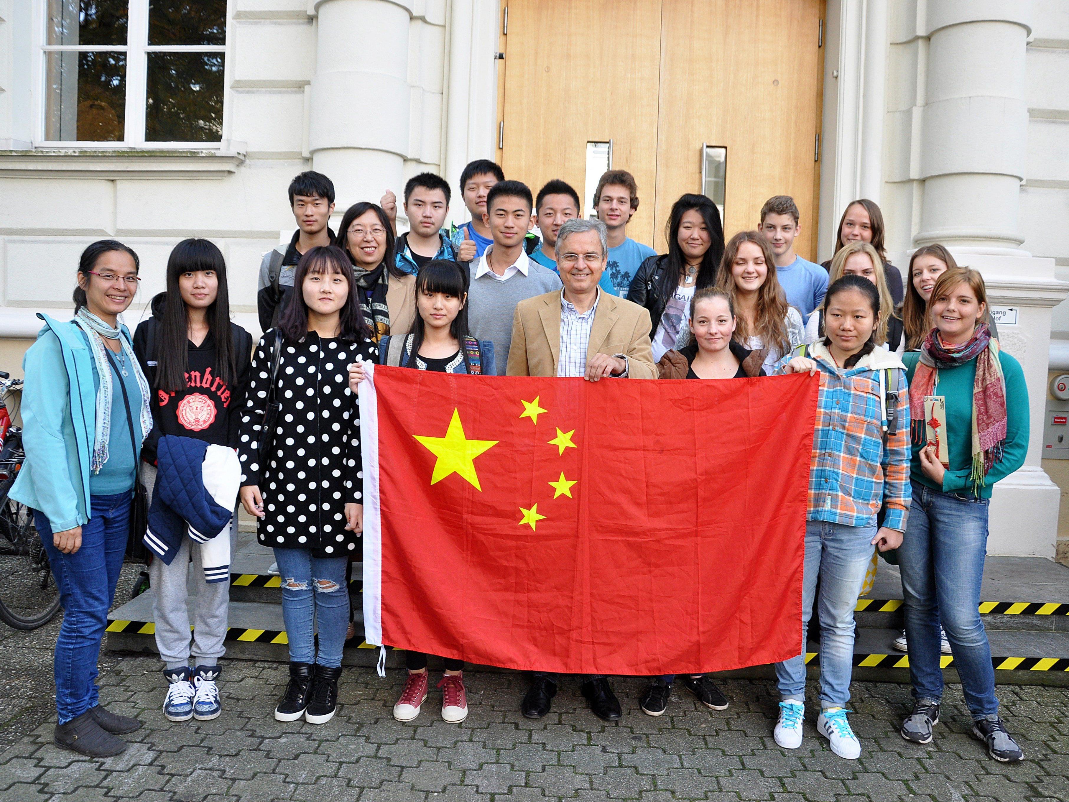 Trotz sprachlicher und kultureller Differenzen, verstanden sich die chinesischen und österreichischen Schüler auf Anhieb.