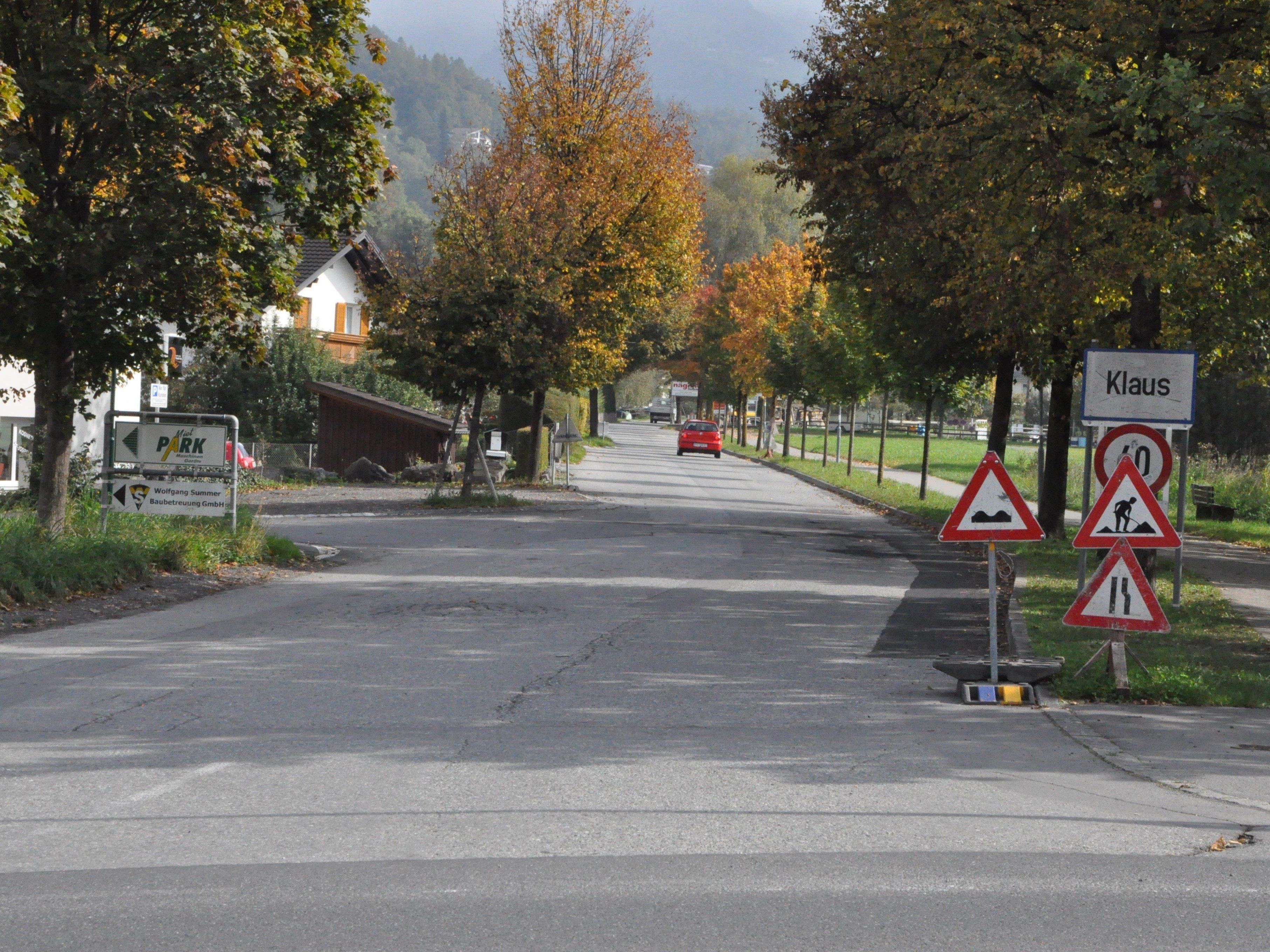 Die Strasse am unteren Sattelberg ist für rund 4 Wochen gesperrt.