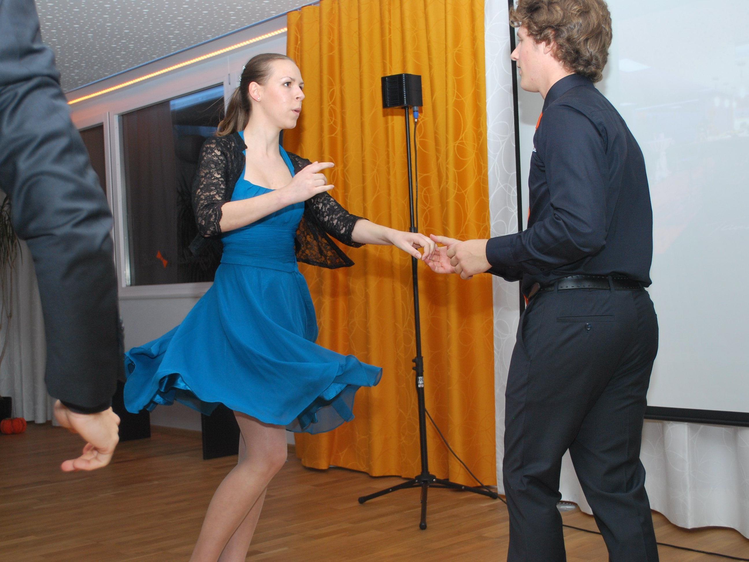 Angela Beck und Philipp Hartmann lieben das Tanzen