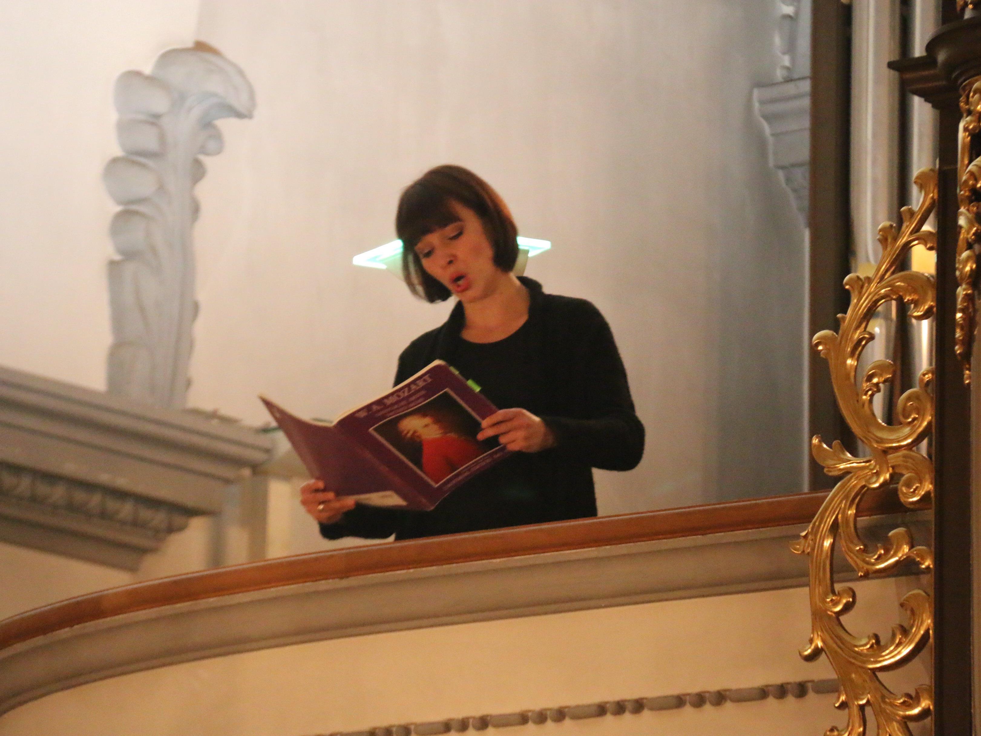ECHO-Klassik-Preisträgerin Miriam Feursinger präsentierte ein faszinierendes „musikalisches Gebet“.