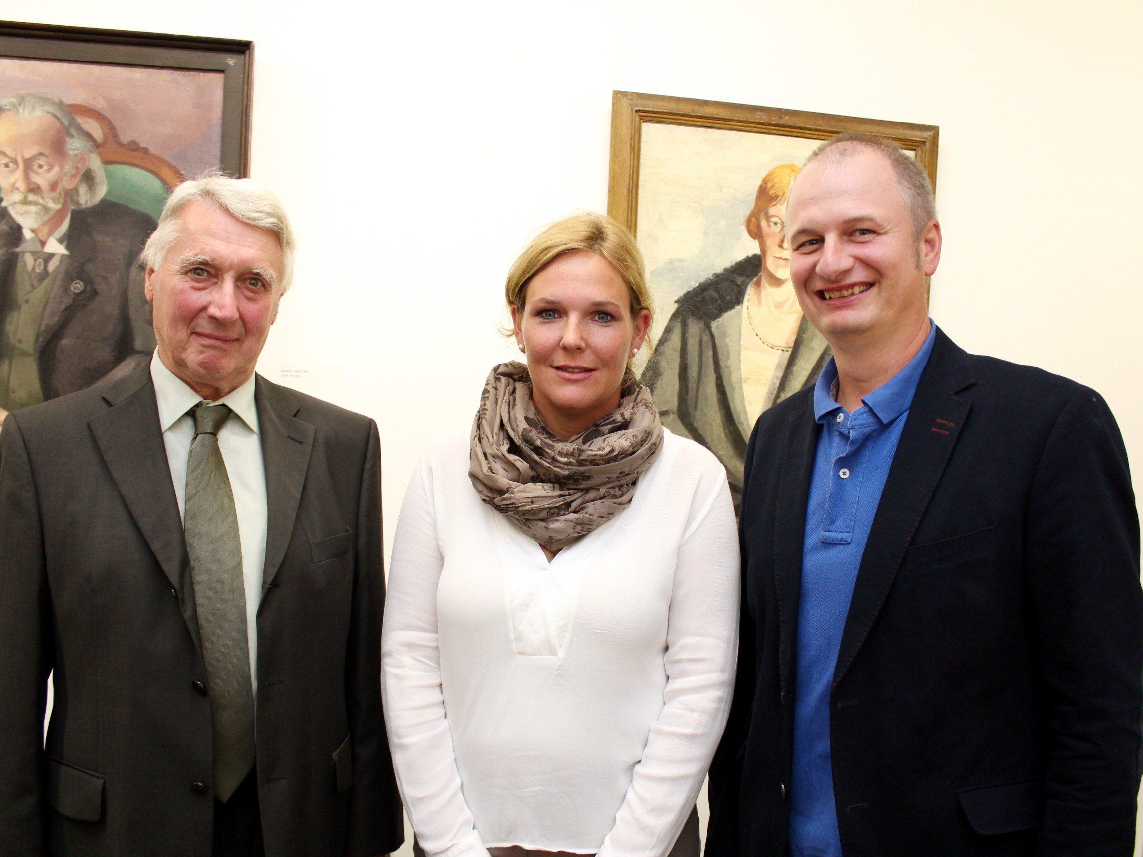 Alwin Rohner, Rafaela Berger und Johannes Böhler. Alwin Rohner, Rafaela Berger und Johannes Böhler.