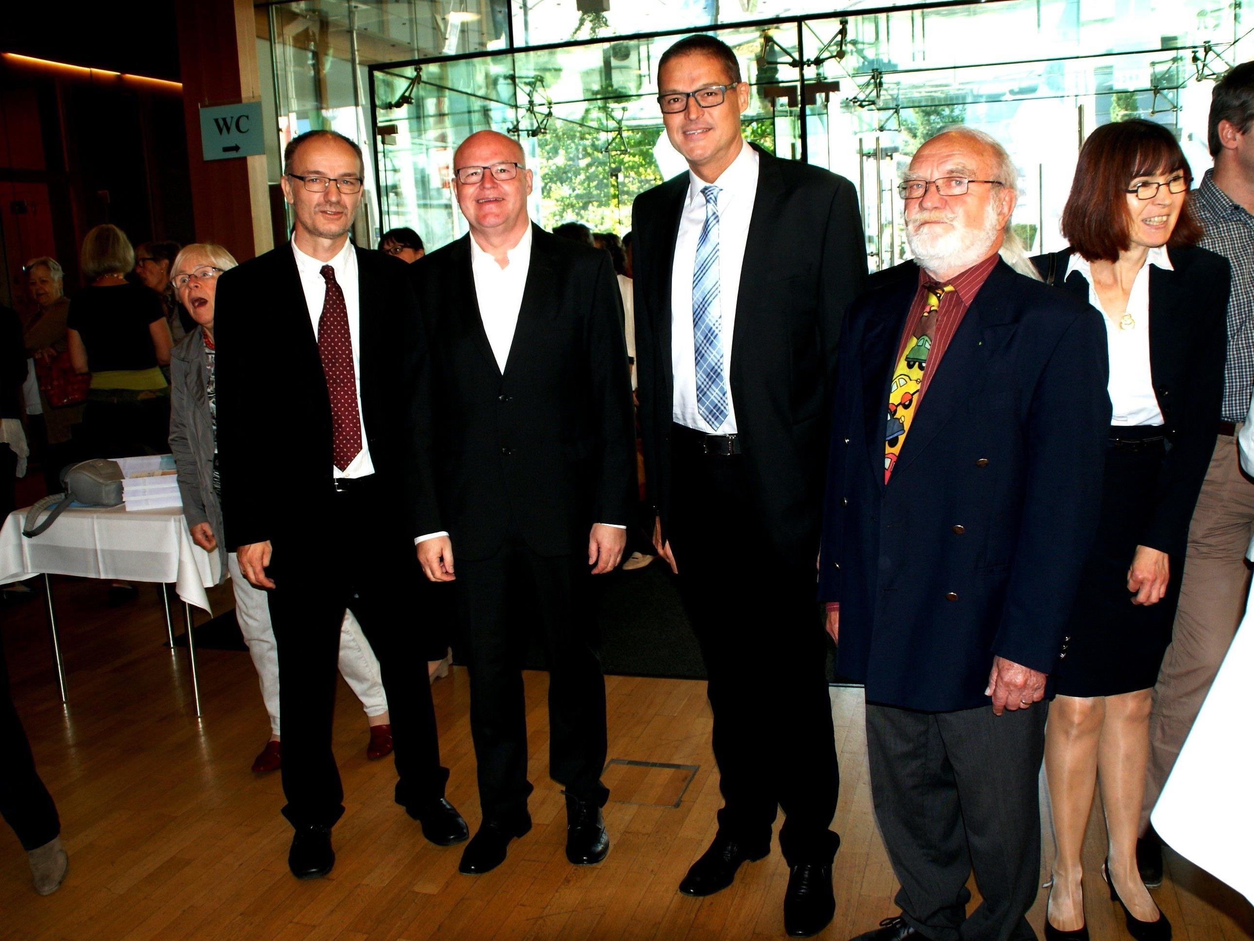 v.li. Karl Bitschnau, Peter Klinger, Christian Bernahrd, Gerhard Gruber.