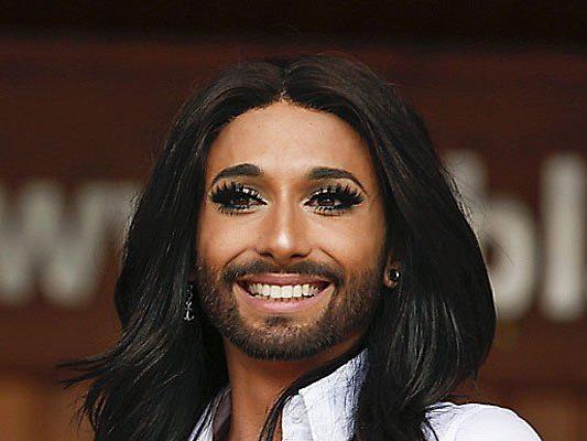 Conchita Wurst AKA Thomas Neuwirth spricht vor dem Europaparlament