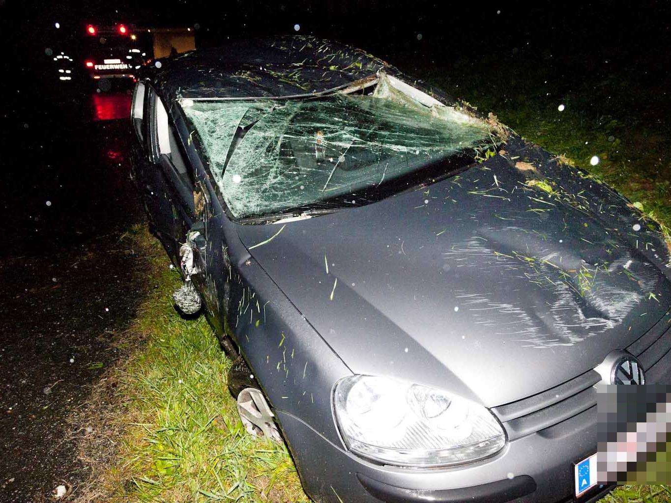 Schwerer Verkehrsunfall in Fontanella in der Nacht auf Dienstag.