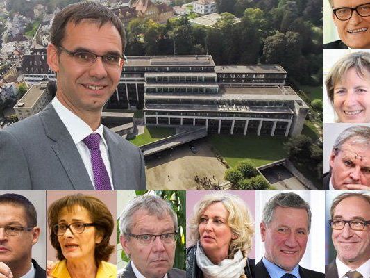 Das neue Führungsteam im Vorarlberger Landhaus steht fest. Das neue Führungsteam im Vorarlberger Landhaus steht fest.