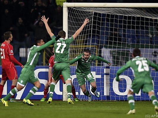 Weiterer Dämpfer in Bulgarien: 2:2 bei Ludogorez Weiterer Dämpfer in Bulgarien: 2:2 bei Ludogorez